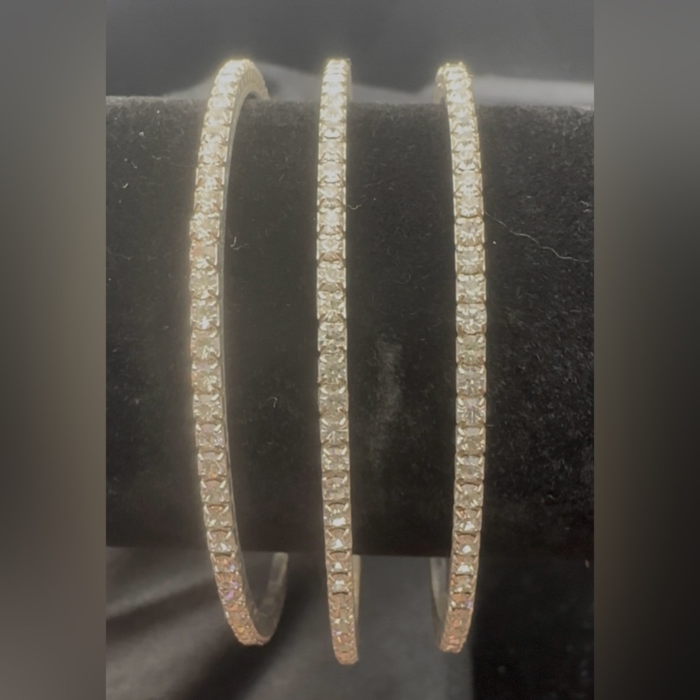 Elegant Silver Crystal Bracelet